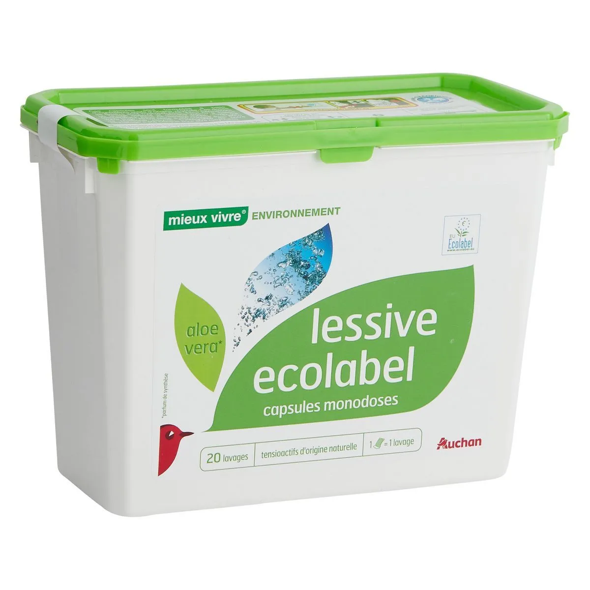 lessive écodoses auchan mieux vivre environnement