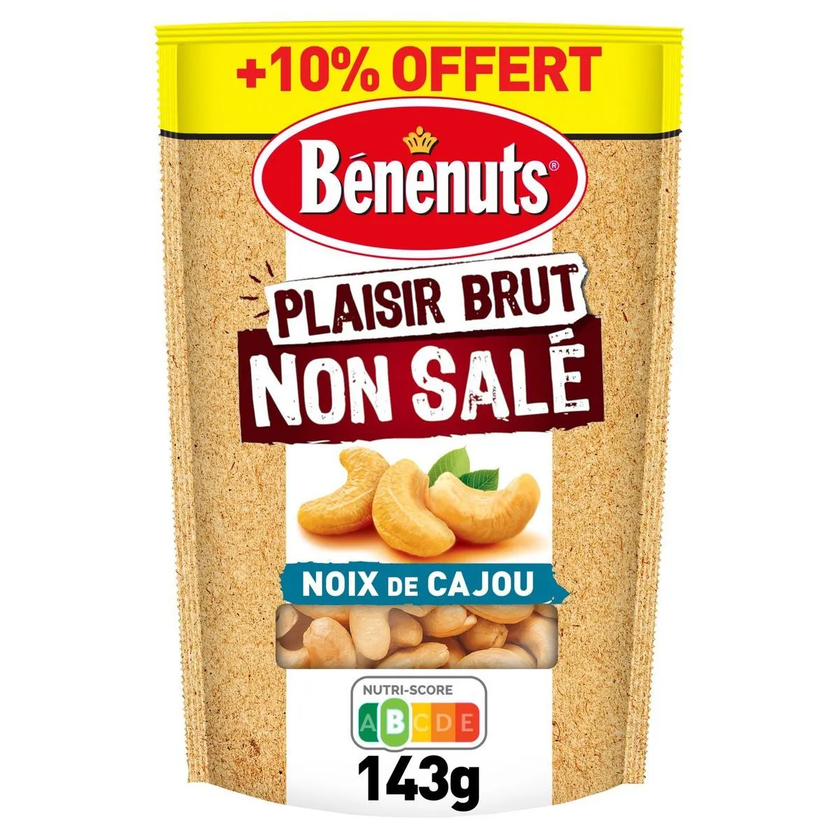 plaisir brut non salé noix de cajou bénenuts