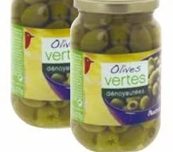 olives vertes dénoyautées auchan