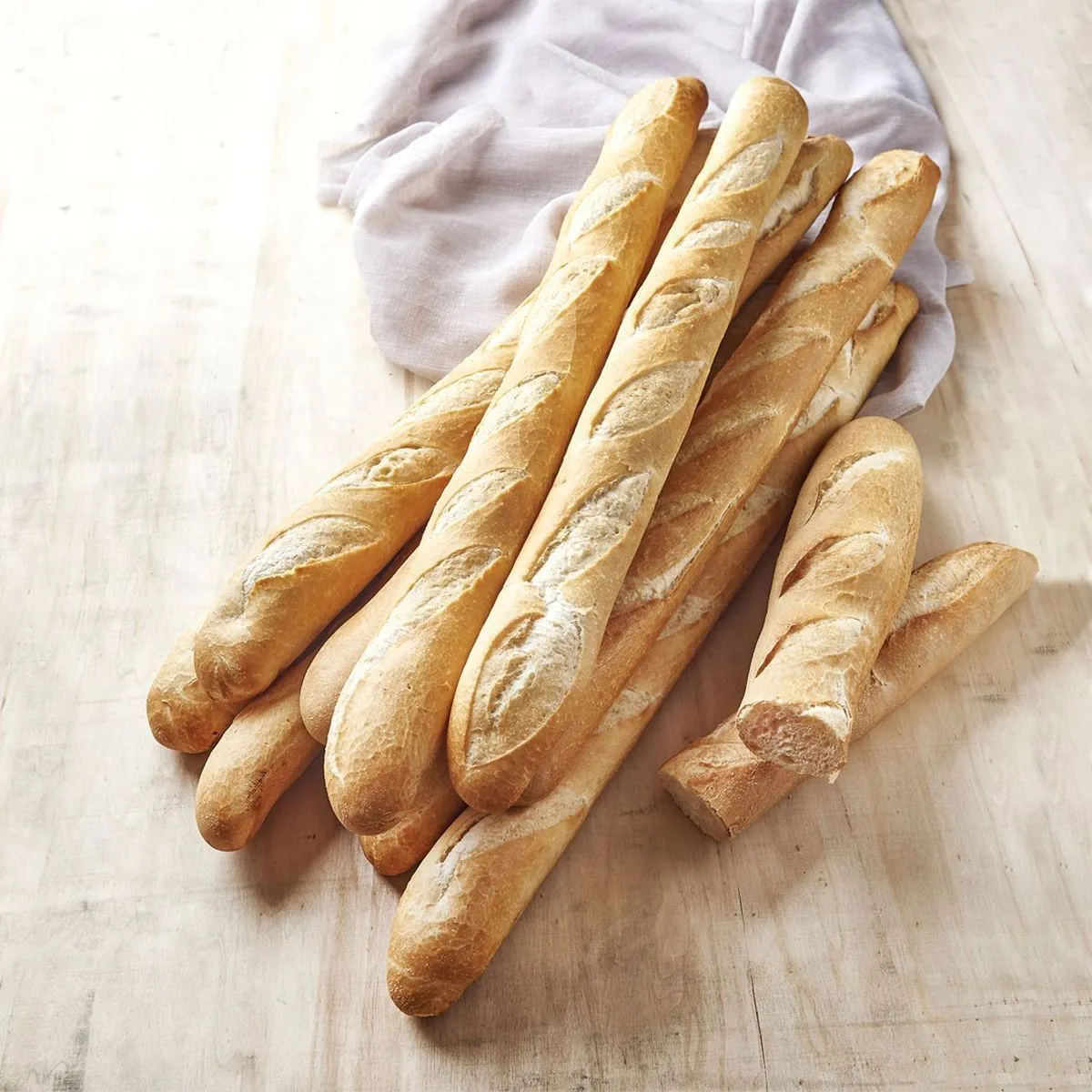 3 baguettes saveur de tradition française crc filière auchan ''cultivons le bon'' 