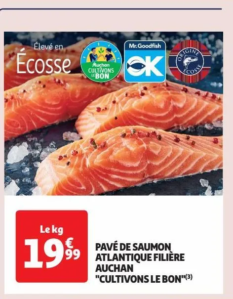 pavé de saumon atlantique filière auchan "cultivons le bon" (3)