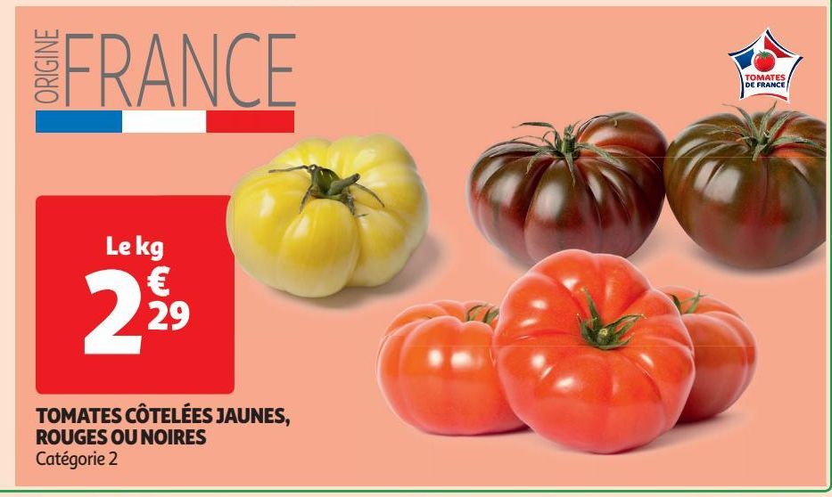 TOMATES COTELES JAUNES, ROUGES OU NOIRES