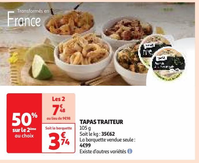 TAPAS TRAITEUR