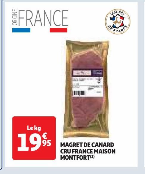 MAGRET DE CANARD CRU FRANCE MAISON MONTFORT(2)