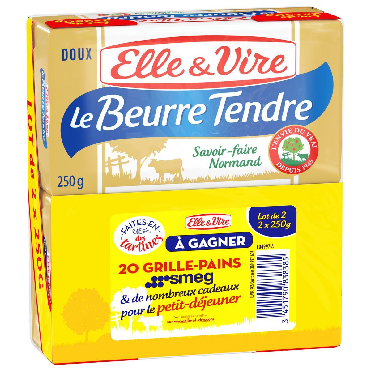 LE BEURRE TENDRE DOUX ELLE & VIRE