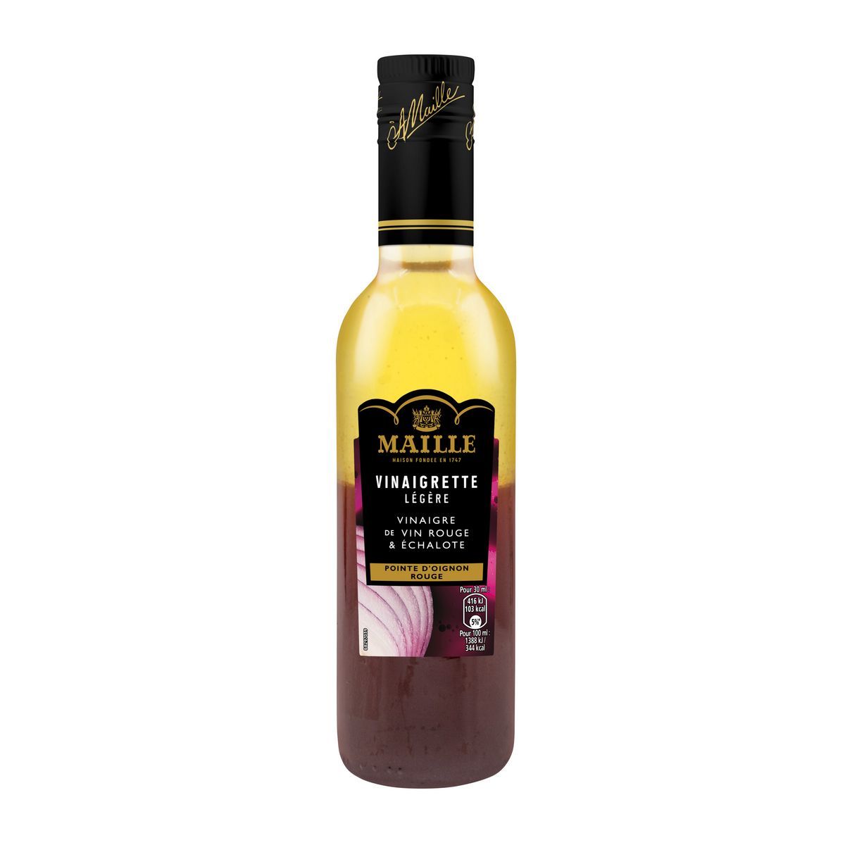  VINAIGRETTE LÉGÈRE VINAIGRE DE VIN ROUGE ÉCHALOTE MAILLE