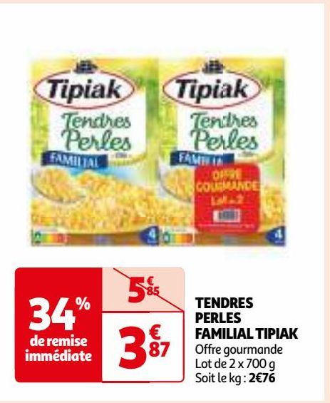 TENDRES PERLES FAMILIAL TIPIAK