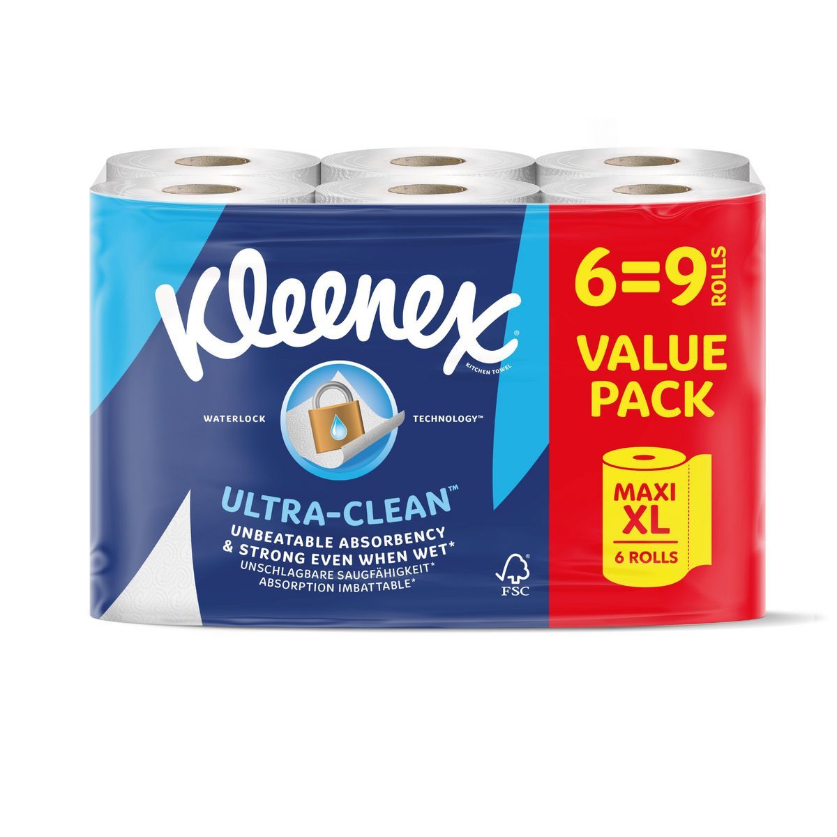 ESSUIE TOUT ULTRA CLEAN MAXI ROULEAUX KLEENEX