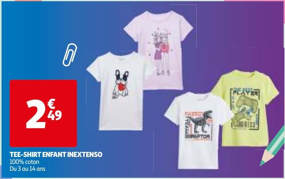 TEE-SHIRT ENFANT INEXTENSO