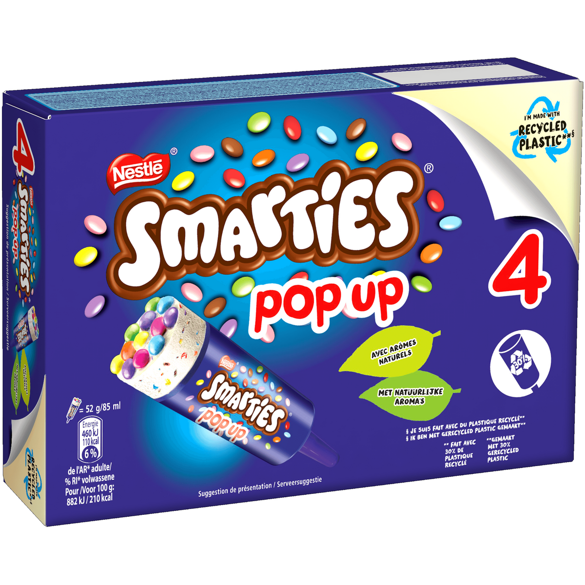 BÂTONNETS GLACÉS SMARTIE POP UP NESTLÉ