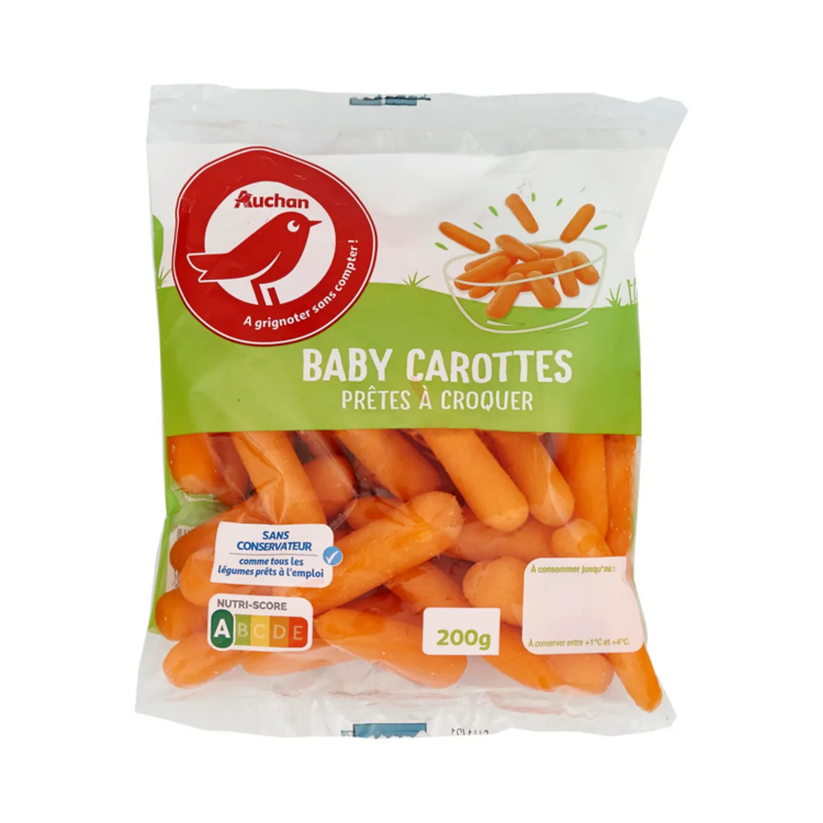 baby carottes auchan