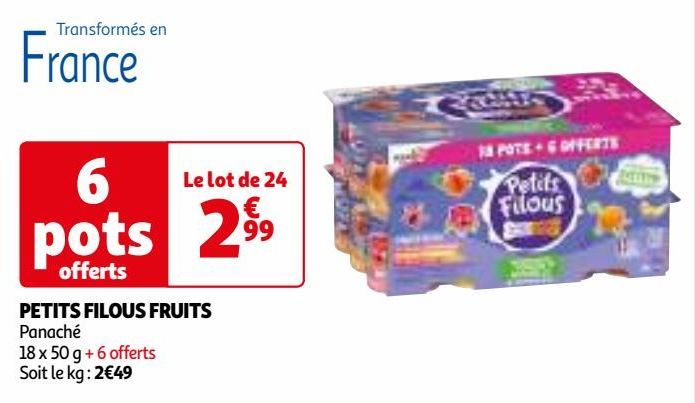 PETITS FILOUS FRUITS