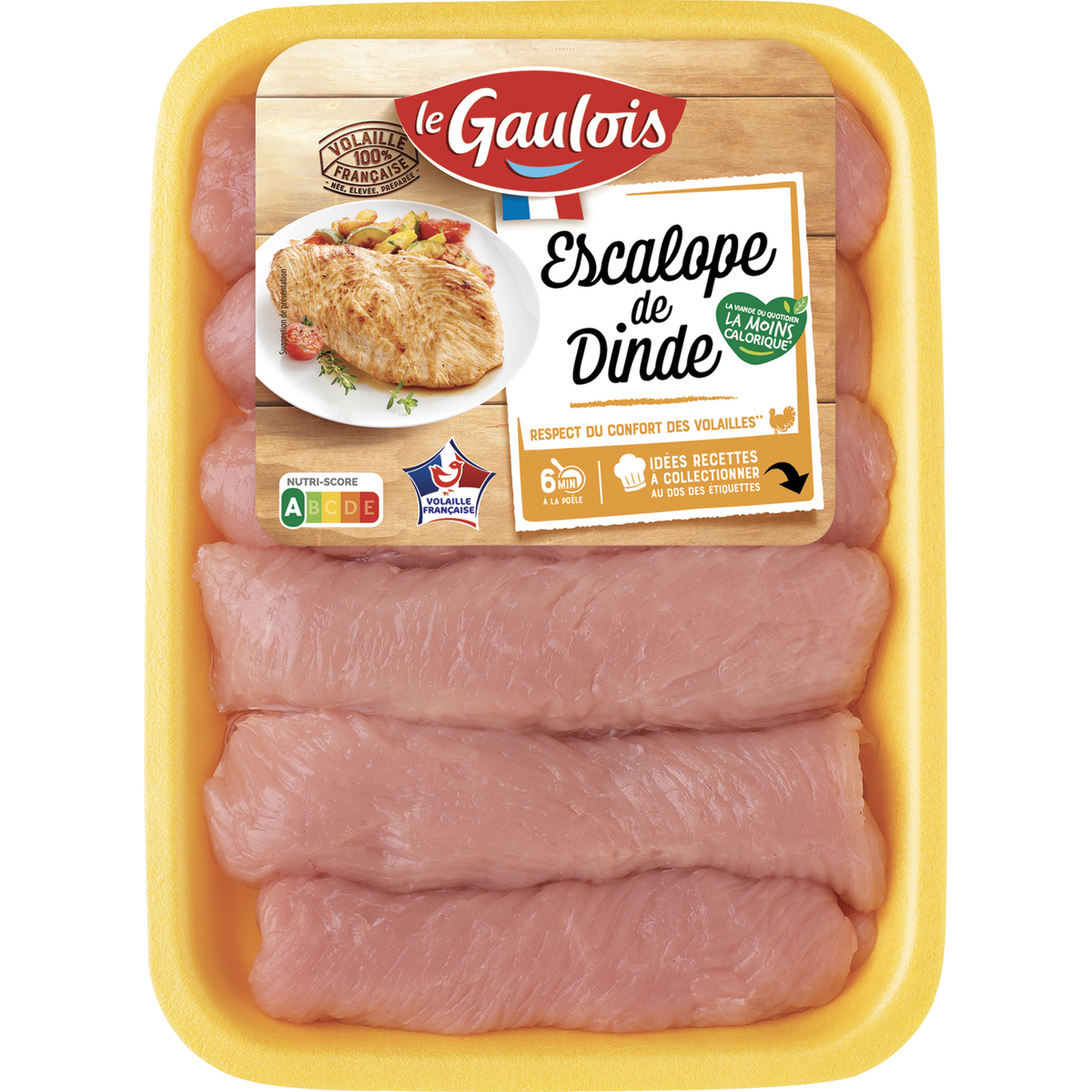 ESCALOPES DE DINDE LE GAULOIS