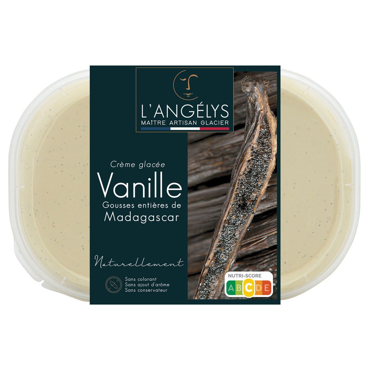 BAC DE CRÈME GLACÉE VANILLE L'ANGELYS