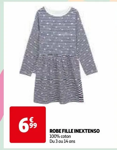 robe fille inextenso