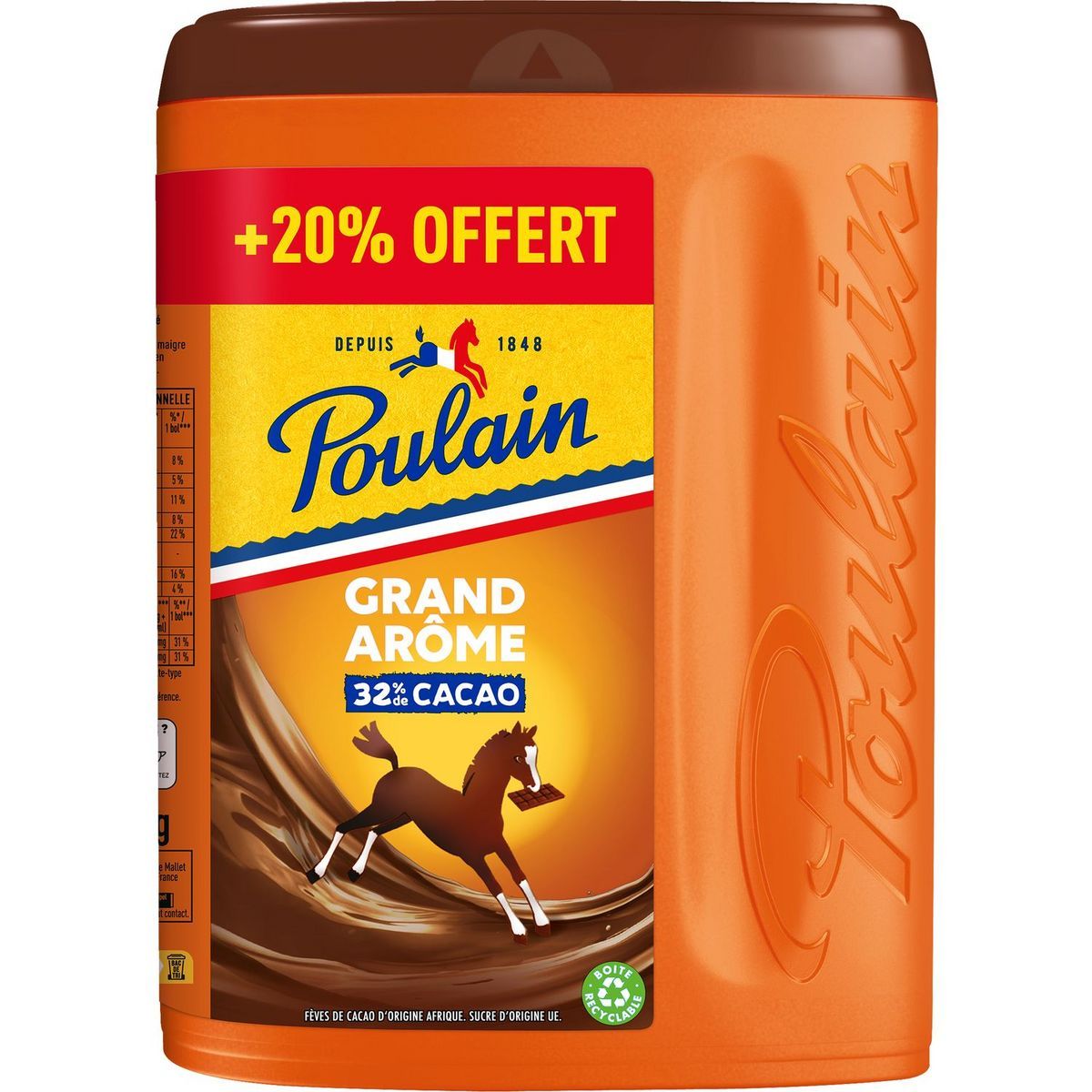 POUDRE CHOCOLAT POULAIN GRAND ARÔME