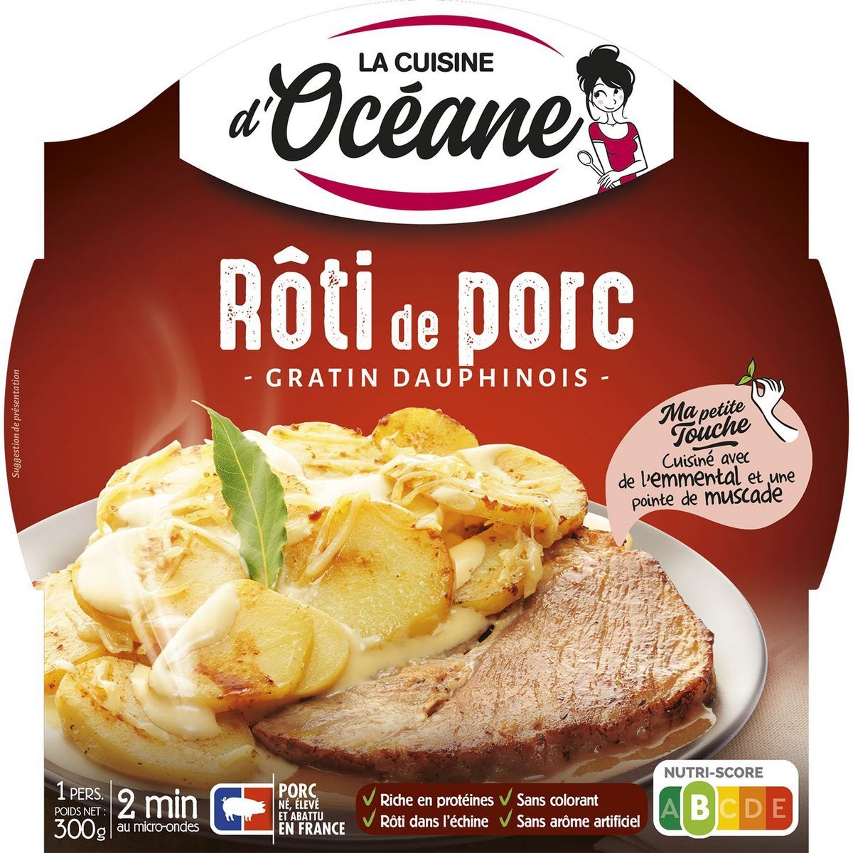 PLAT CUISINÉ RÔTI PORC GRATIN DAUPHINOIS LA CUISINE D'OCEANE