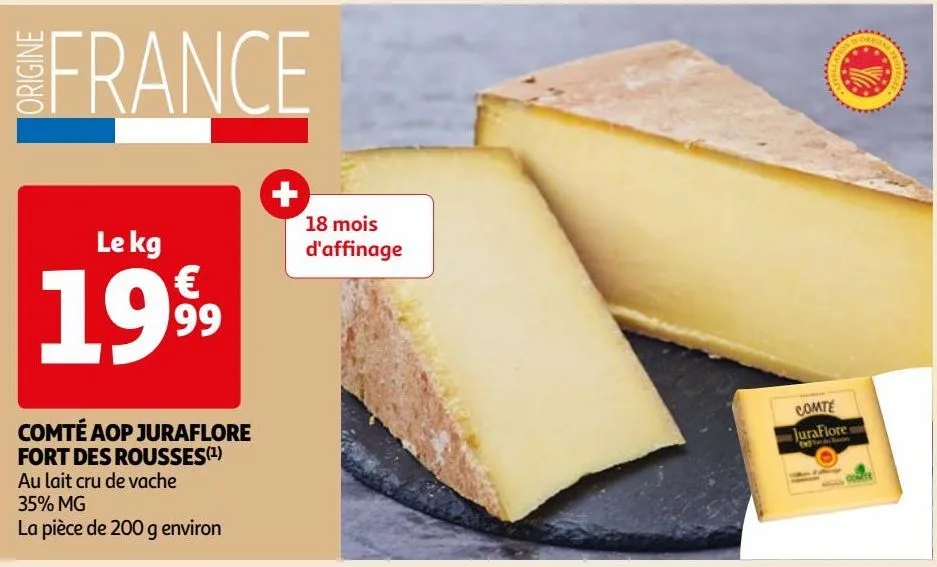 comté aop juraflore  fort des rousses