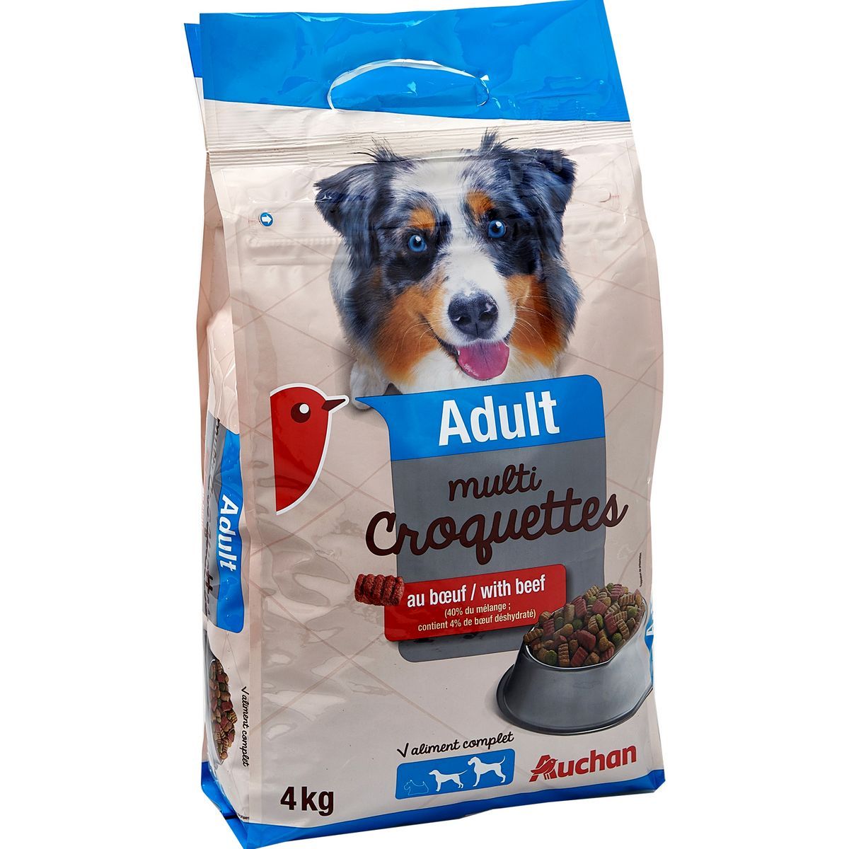 CROQUETTES  POUR CHIEN  AUCHAN