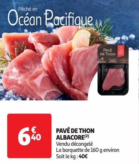 PAVÉ DE THON  ALBACORE