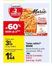 quiche lorraine Marie