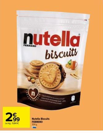 biscuits Nutella