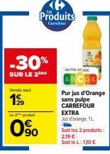 jus d'orange Carrefour