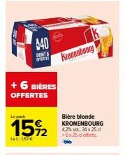 bière blonde Kronenbourg