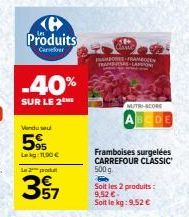 framboises Carrefour