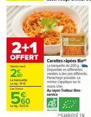 carottes râpées 