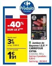 jambon carrefour