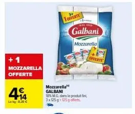 mozzarella galbani