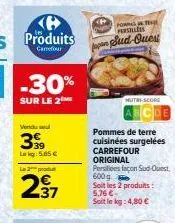 pommes de terre carrefour