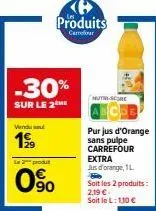 jus d'orange carrefour