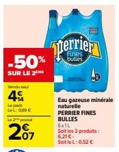 eau gazeuse Perrier