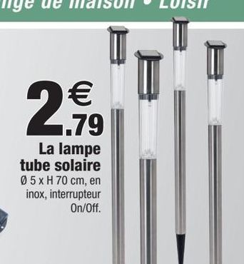 La lampe tube solaire