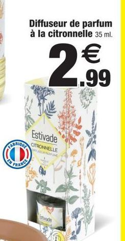 diffuseur de parfum à la citronnelle