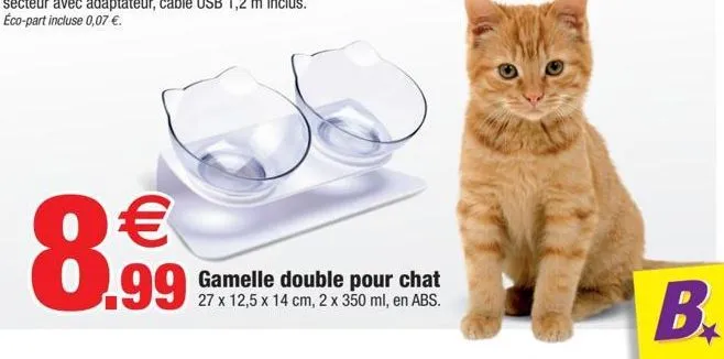 gamelle double pour chat