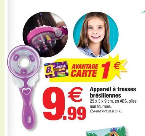 Appareil à tresses brésiliennes