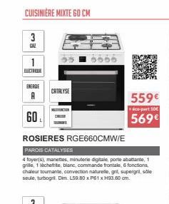 cuisinière Rosières