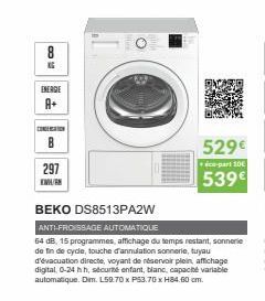 tuyau d'évacuation Beko