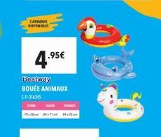 SANIMAUR DISPONIBLES  4.⁹5€  Bestway BOUÉE ANIMAUX 11:216345  B 