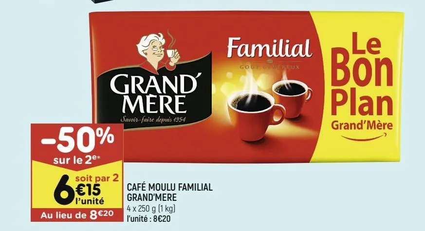 café moulu familial grand’mere