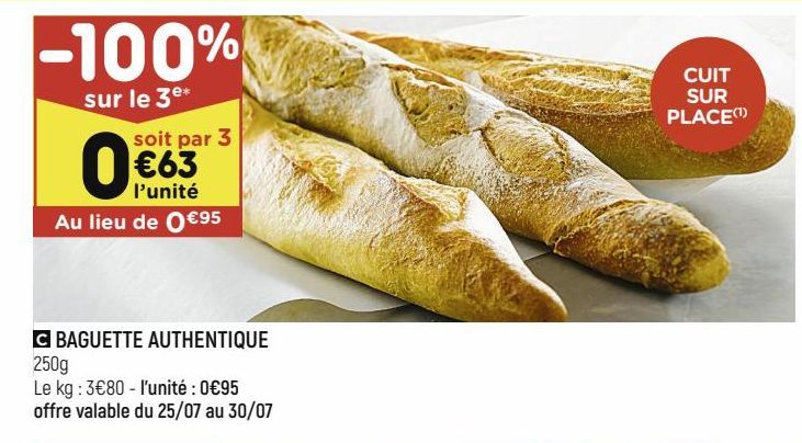 BAGUETTE AUTHENTIQUE