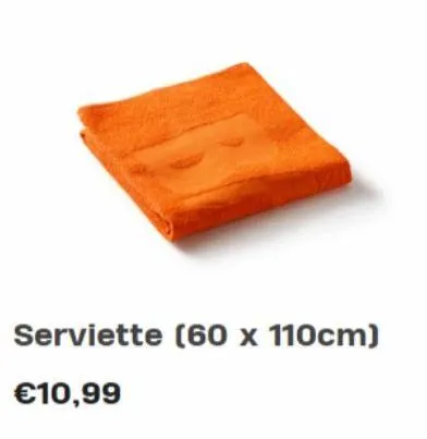 serviette (60 x 110cm)  €10,99 