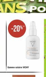 -20%  Gamme solaire VICHY  VICHY 