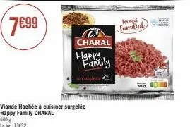 charal  happy  family  casince 2  formal familial  dhet 