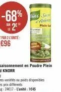 -68%  sure  2⁰  assaisonnement en poudre plein sud knorr  sew avin  plein  zorakyste 