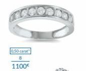 0,50 carat  8  1100€ 