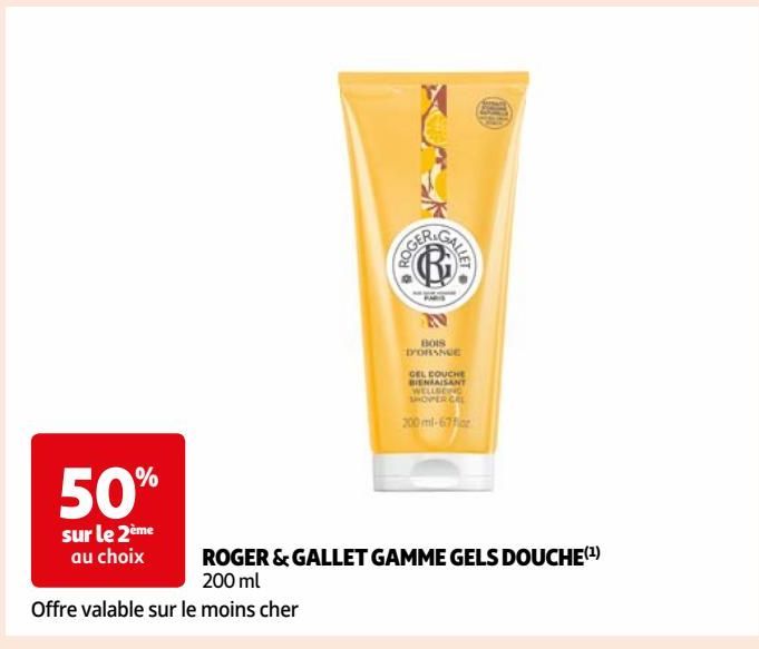 ROGER & GALLET GAMME GELS DOUCHE